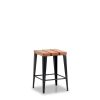 Perry Low Stool Slatted-Stools-Low stools